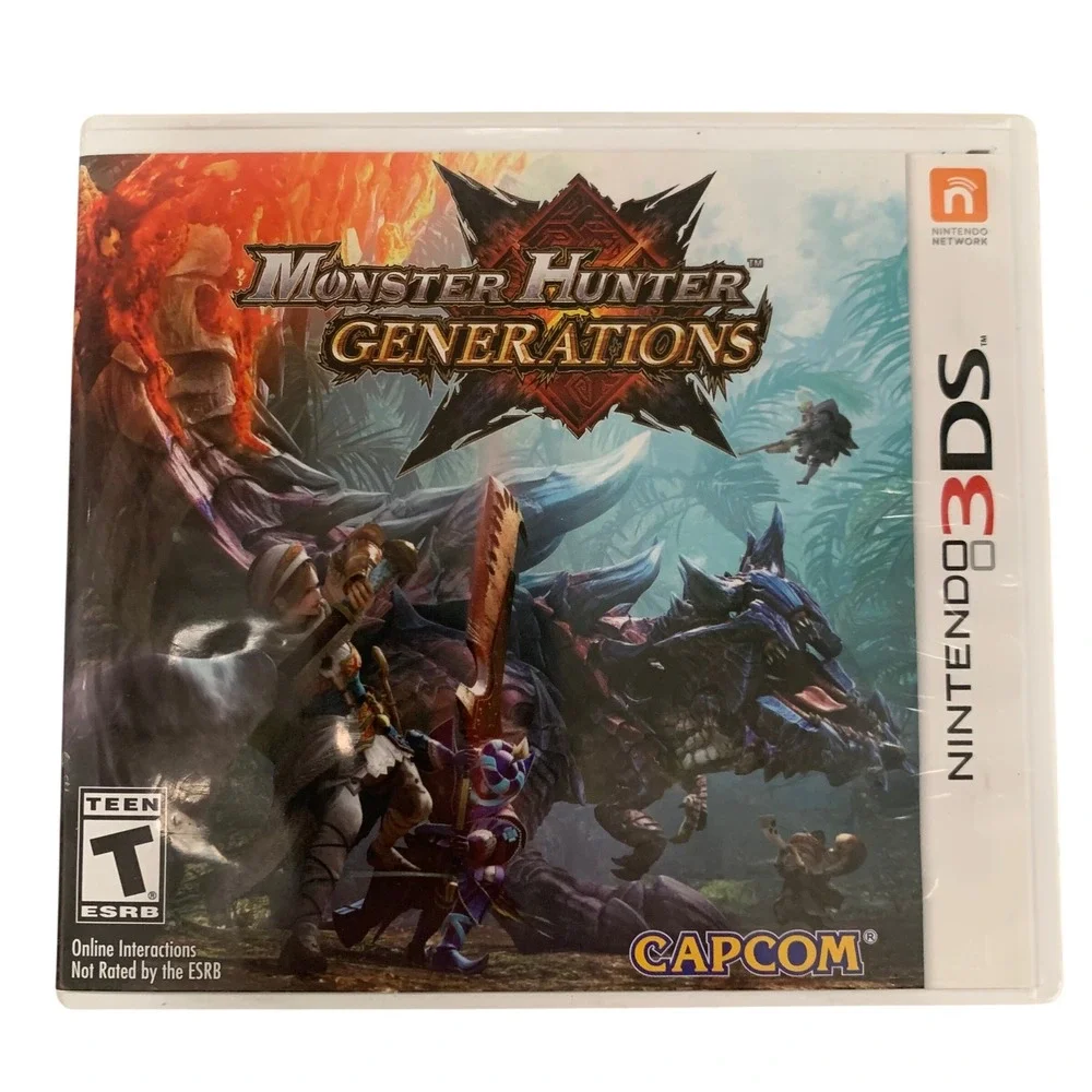 Monster Hunter Generations (2016) Nintendo 3DS Complete CIB‎ with Manual